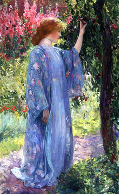 Guy Rose, The Blue Kimono, 1909. Gandy Gallery: www.gandygallery.com/art