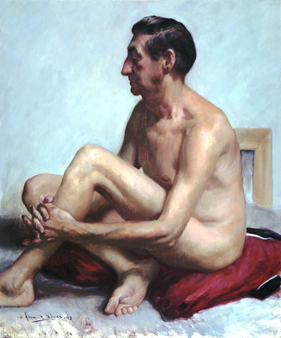 © Allan R. Banks, Male Nude Study