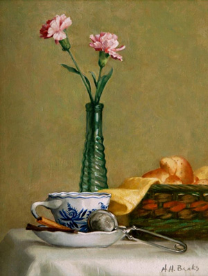 © Holly Hope Banks, Afternoon Tea, oil painting